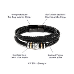 Forever Love men's bracelet